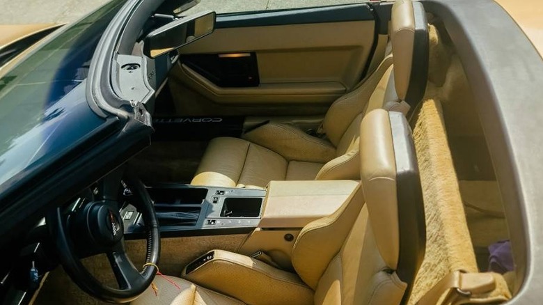1986 Chevrolet Corvette convertible interior image