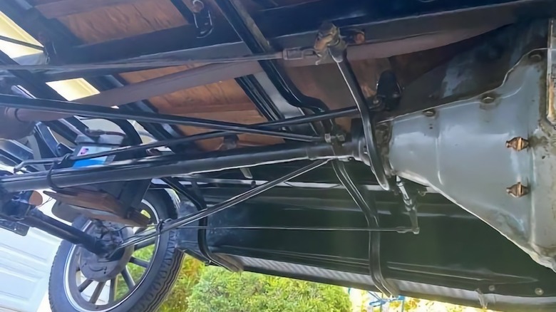 1926 Ford Model T pickup underneath image