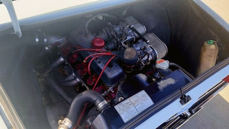 1967 Hino Contessa engine bay image