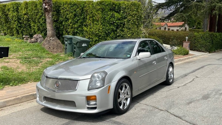 2005 Cadillac CTS-V front three-quarters image