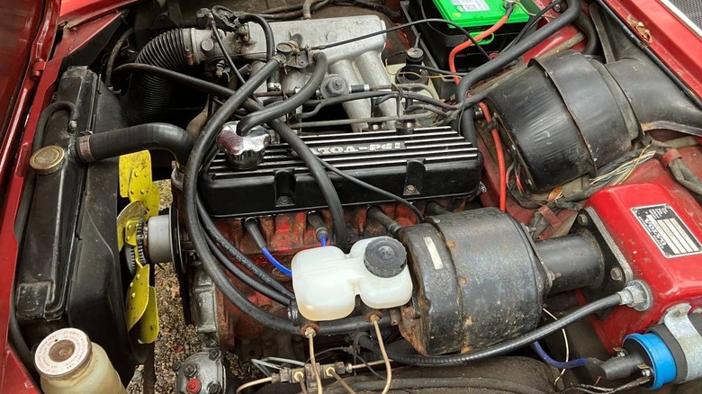1973 Volvo P1800ES engine bay image