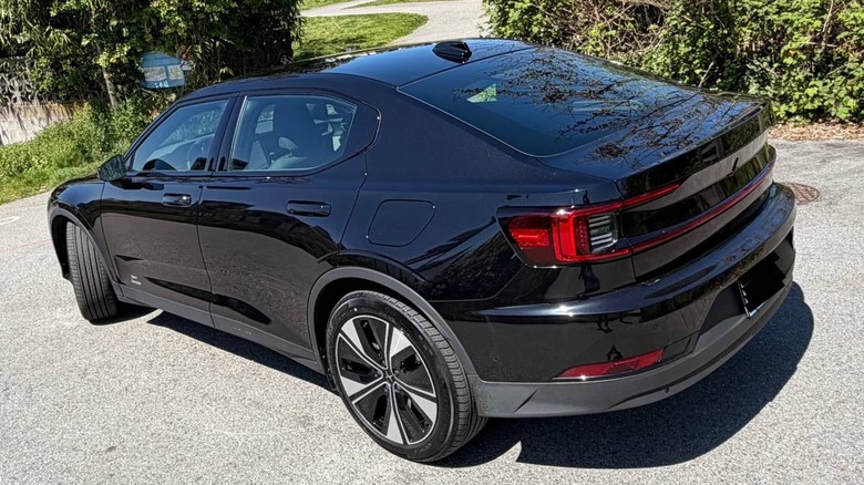 2024 Polestar 2 Long Range rear three-quarter image