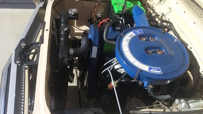1972 Ford Pinto Squire wagon 2.0-liter engine image