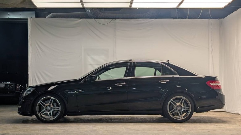 2011 Mercedes E63 AMG driver's side image