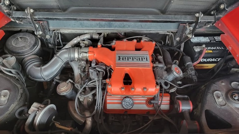 1987 Pontiac Fiero Mera engine bay image