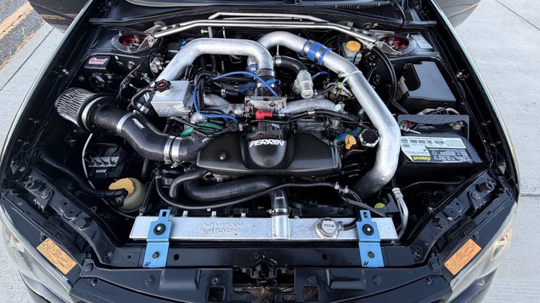 2007 Subaru Impreza WRX STi engine compartment image