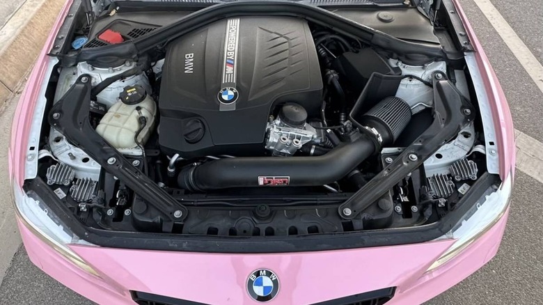 2017 BMW M2 engine compartment image