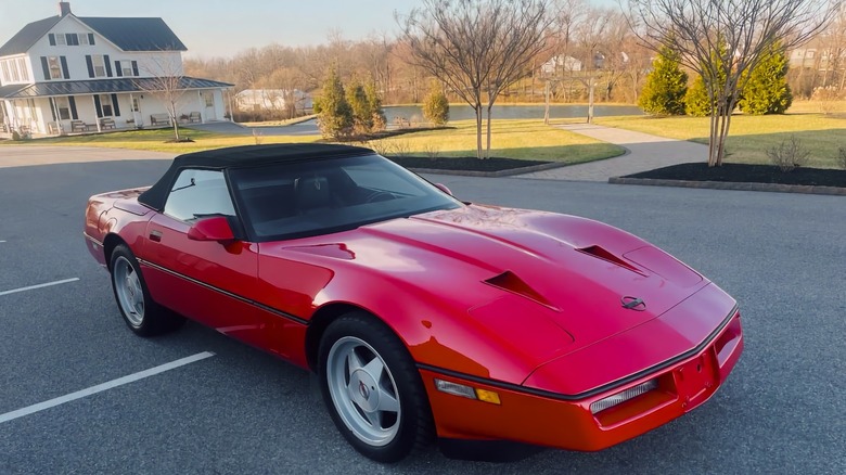 1987 Chevy Corvette Callaway Twin Turbo front three-quarter image