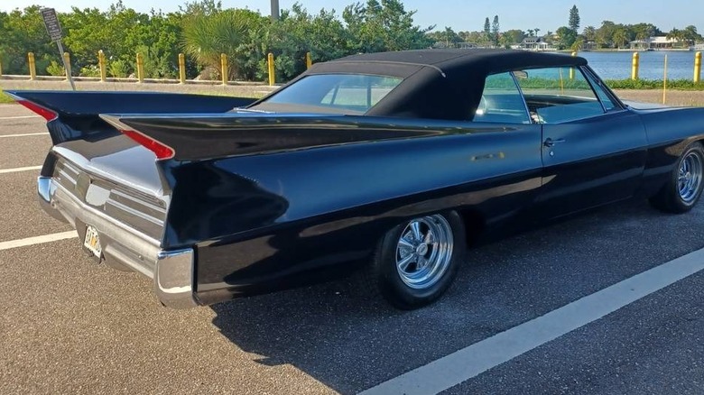 Custom 1967 Pontiac Grand Prix rear tail fin detail image