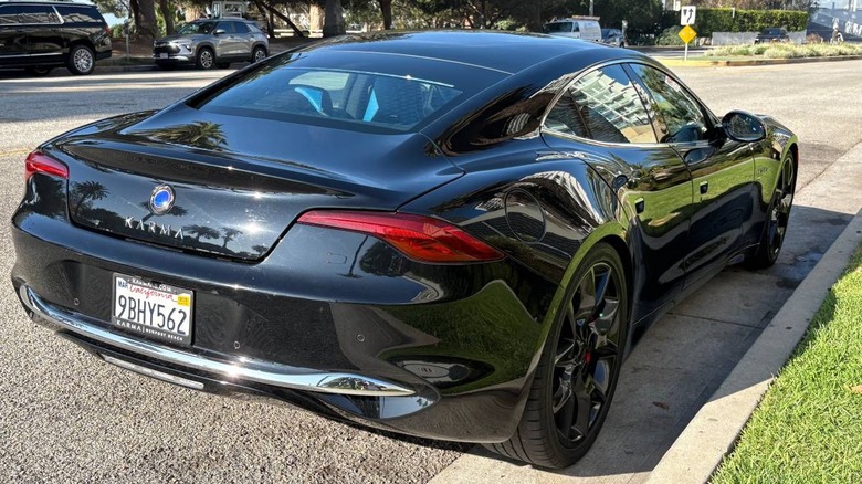 2021 Karma Revero GT rear three-quarter image