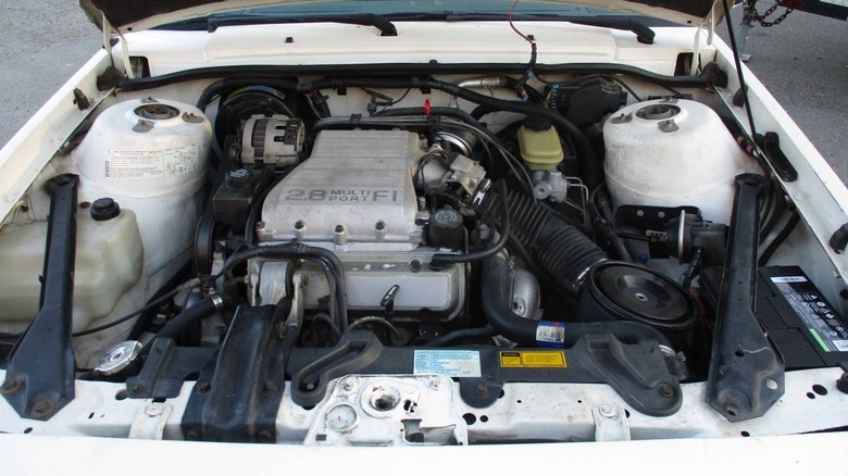 1989 Chevy Celebrity Eurosport 2.8 liter V6 engine image