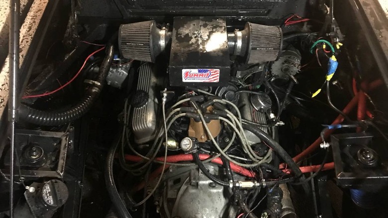 1987 Lamborghini Countach replica engine bay image