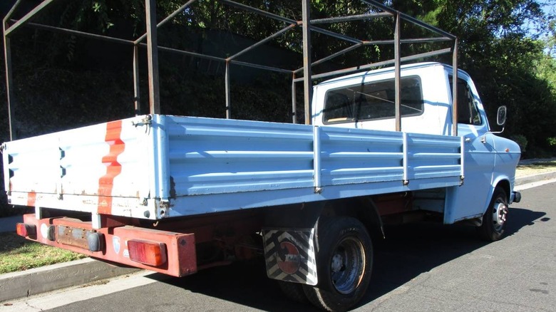 1977 Ford Transit Pickup rear three-quarter image