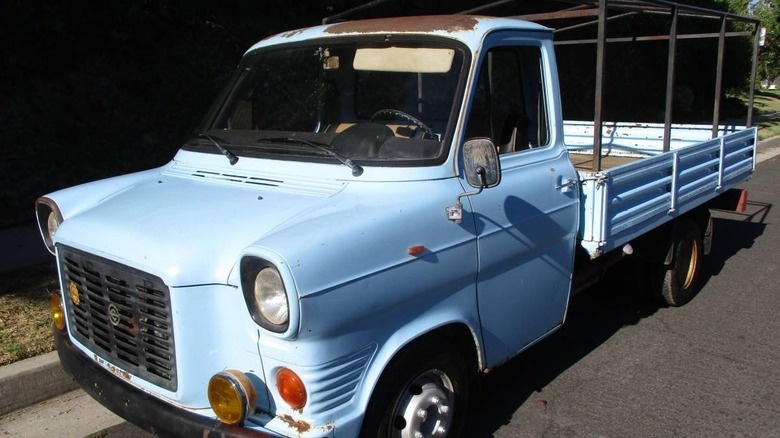 1977 Ford Transit Pickup front three-quarter image