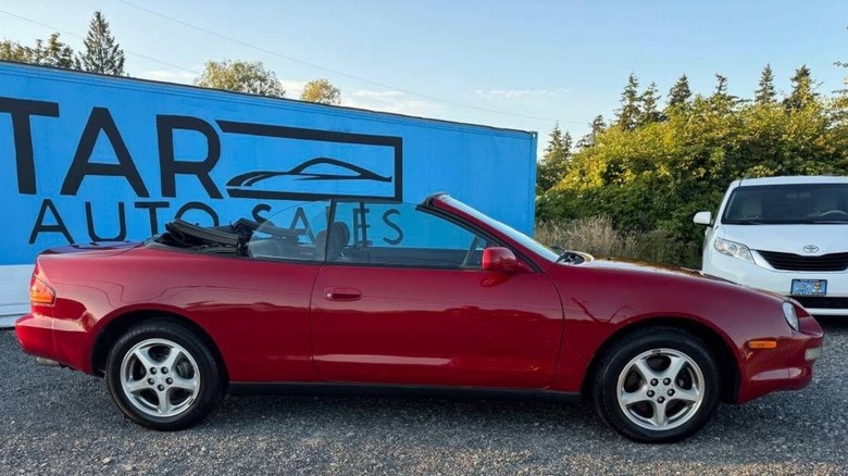 1996 Toyota Celica GT convertible passenger side image