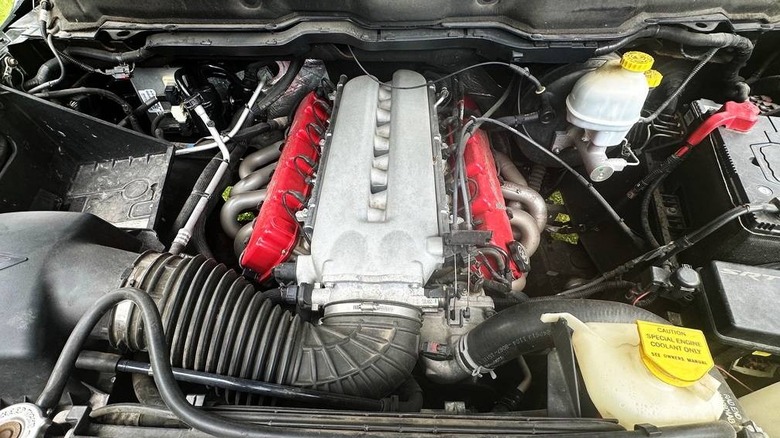 2004 Ram SRT-10 Standard Cab engine compartment image
