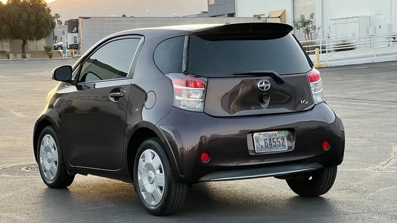 2012 Scion iQ rear three-quarter