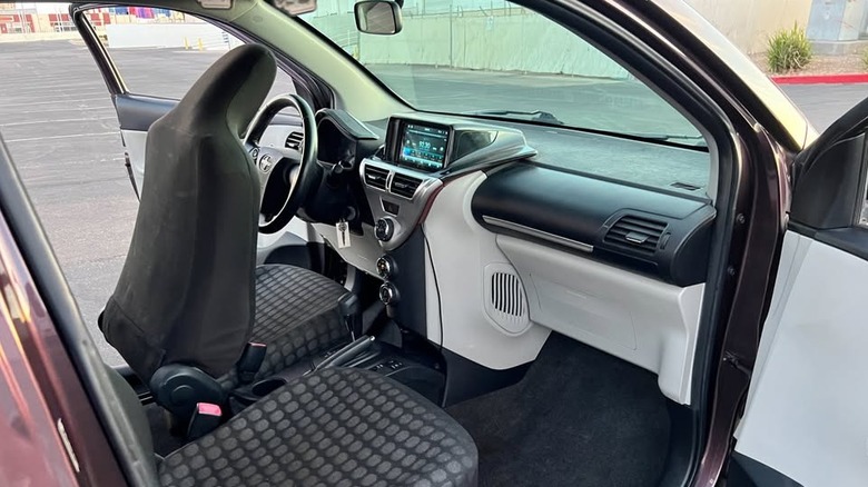 2012 Scion iQ dashboard and front seat