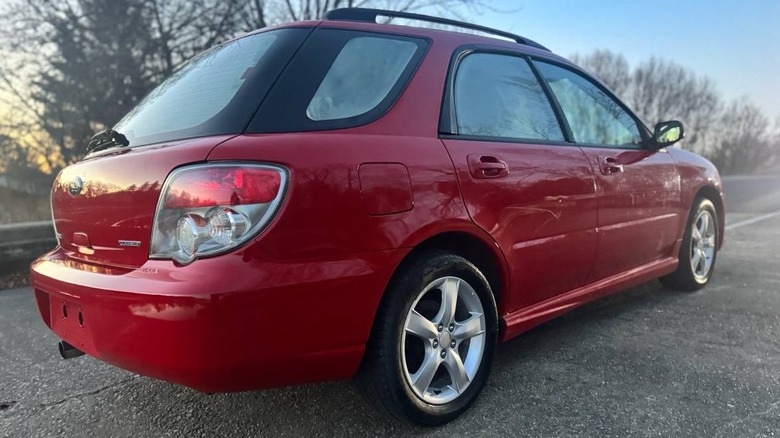 2006 Subaru Impreza rear three-quarter image