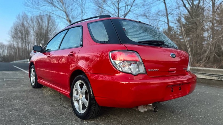 2006 Subaru Impreza rear three-quarter image