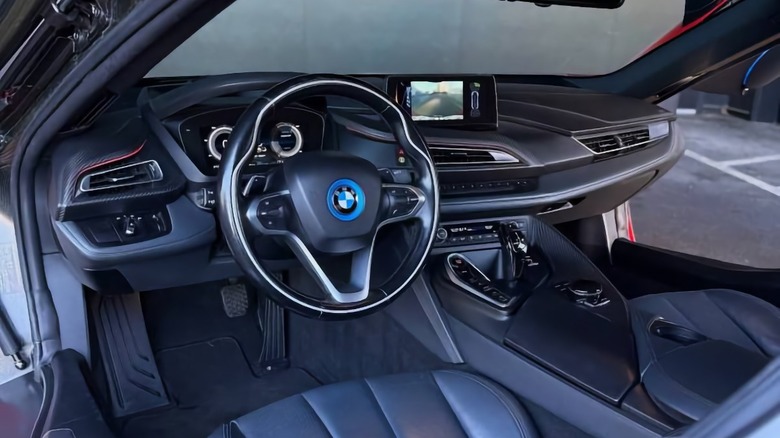 2017 BMW I8 Protonic Red Edition dashboard image