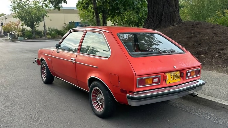 Buick V6-powered 1979 Chevrolet Chevette rear three-quarter image