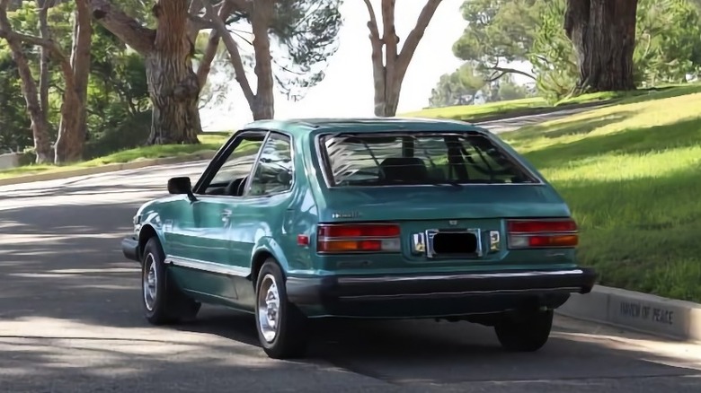 1981 Honda Accord LX rear three-quarter image