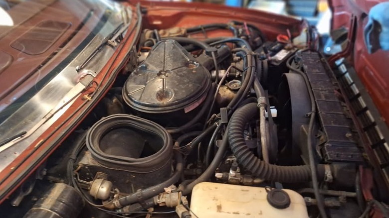 1977 AMC Pacer Wagon engine compartment image