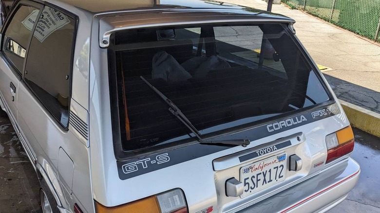 1987 Toyota Corolla FX16 GT-S rear end image