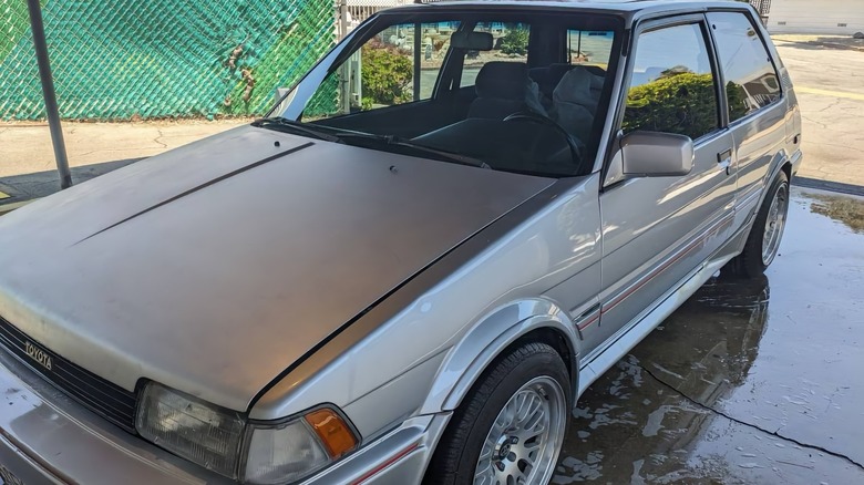 1987 Toyota Corolla FX16 GT-S three-quarter front image