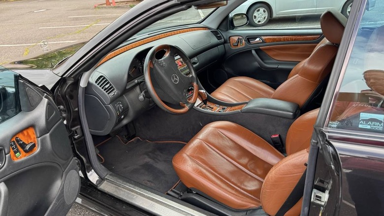 2001 Mercedes-Benz CLK 430 convertible interior image