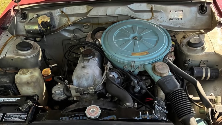 1978 Datsun 200SX engine compartment image