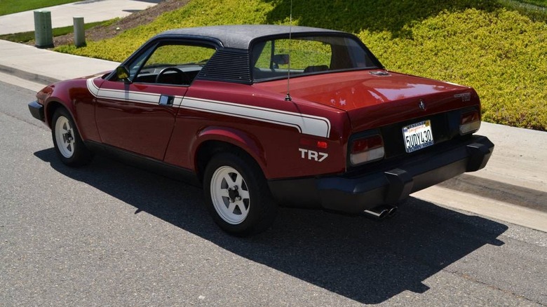 1976 Triumph TR7 Victory Edition rear three-quarter image