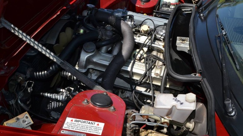 1976 Triumph TR7 Victory Edition engine compartment image