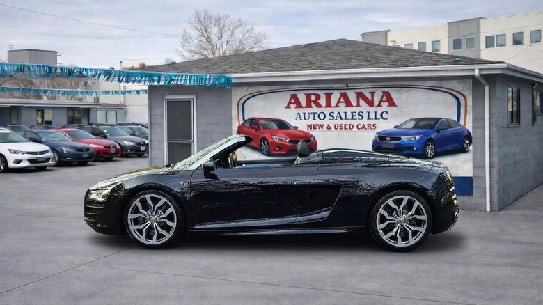 2012 Audi R8 5.2 Quattro Spyder driver's side image