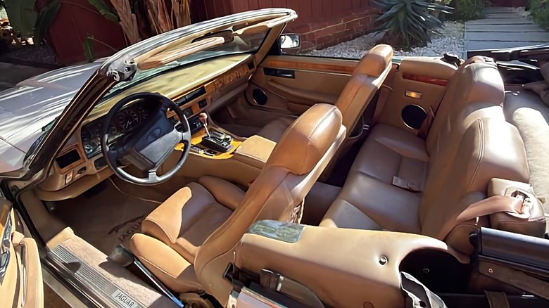 1995 Jaguar XJS convertible interior