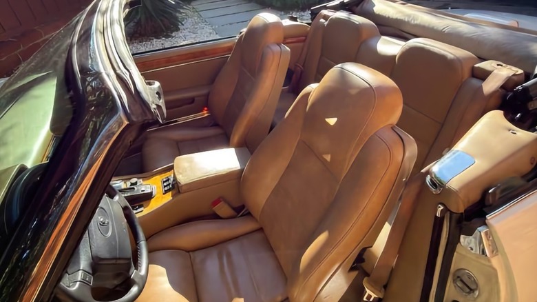 1995 Jaguar XJS convertible interior