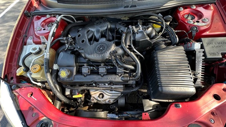 2004 Chrysler Sebring GTC 2.7-liter V6 engine image
