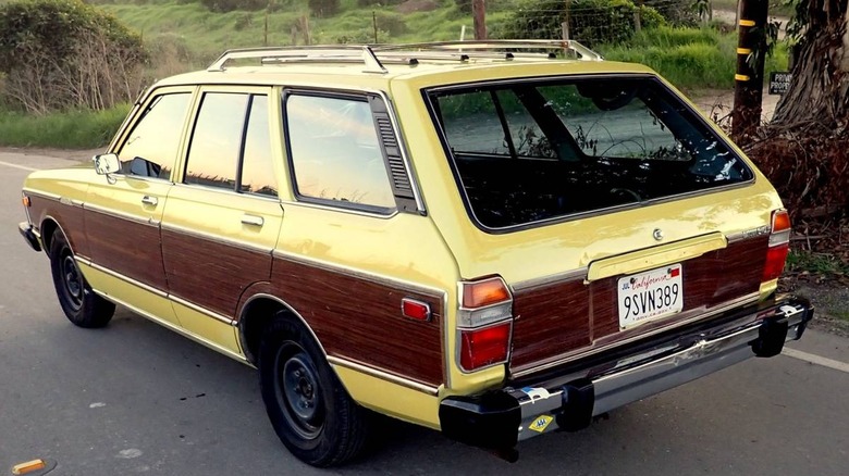 1978 Datsun 510 wagon rear three-quarter image