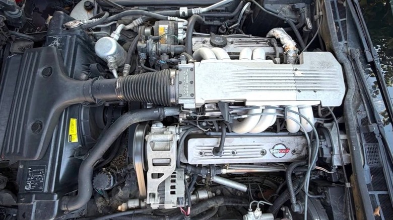 1986 Chevy Corvette convertible L98 engine image