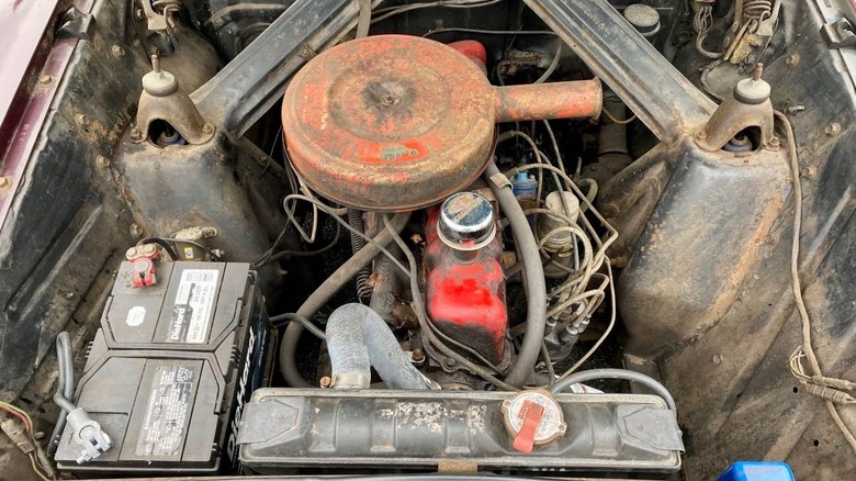 1964 Ford Falcon Futura convertible engine compartment image