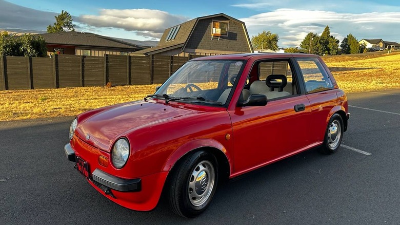 1987 Nissan Be-1 front three-quarter image