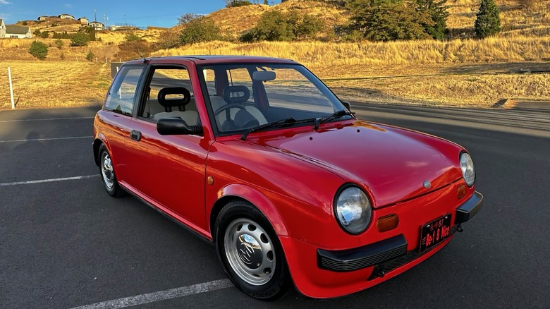 1987 Nissan Be-1 front three-quarter image