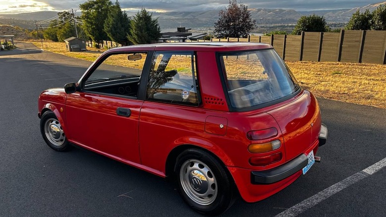 1987 Nissan Be-1 rear three-quarter image