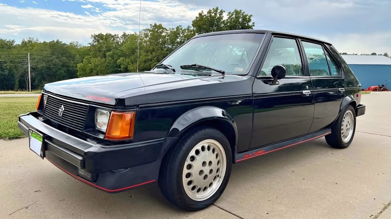 1986 Dodge Omni Shelby GLH-T front three-quarter image