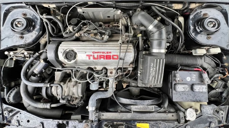 1986 Dodge Omni Shelby GLH-T Engine compartment image