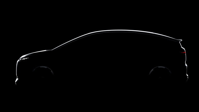 Teaser image of the new Audi A2 E-Tron