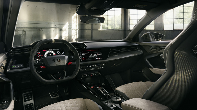 Interior of an Audi RS3 Competition Limited