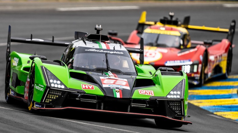 A 2024 Lamborghini hypercar competing astatine Le Mans