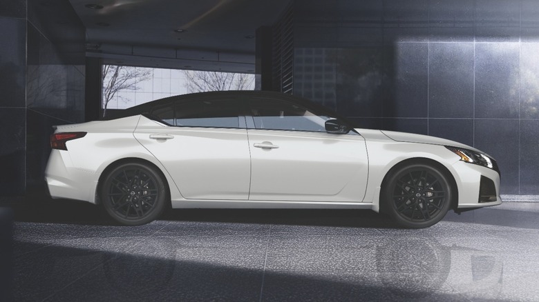 side view of a green 2026 Nissan Altima